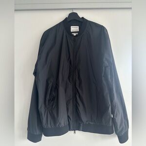 Frank & Oak Black Bomber Jacket